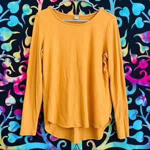 🖤 Old Navy Mustard Yellow Long Sleeved Top